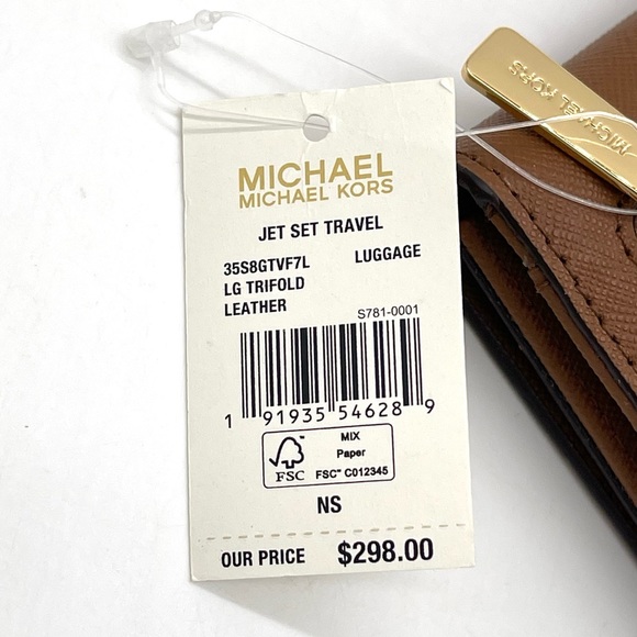 Michael Kors Large Trifold Wallet - Picture 5 of 7